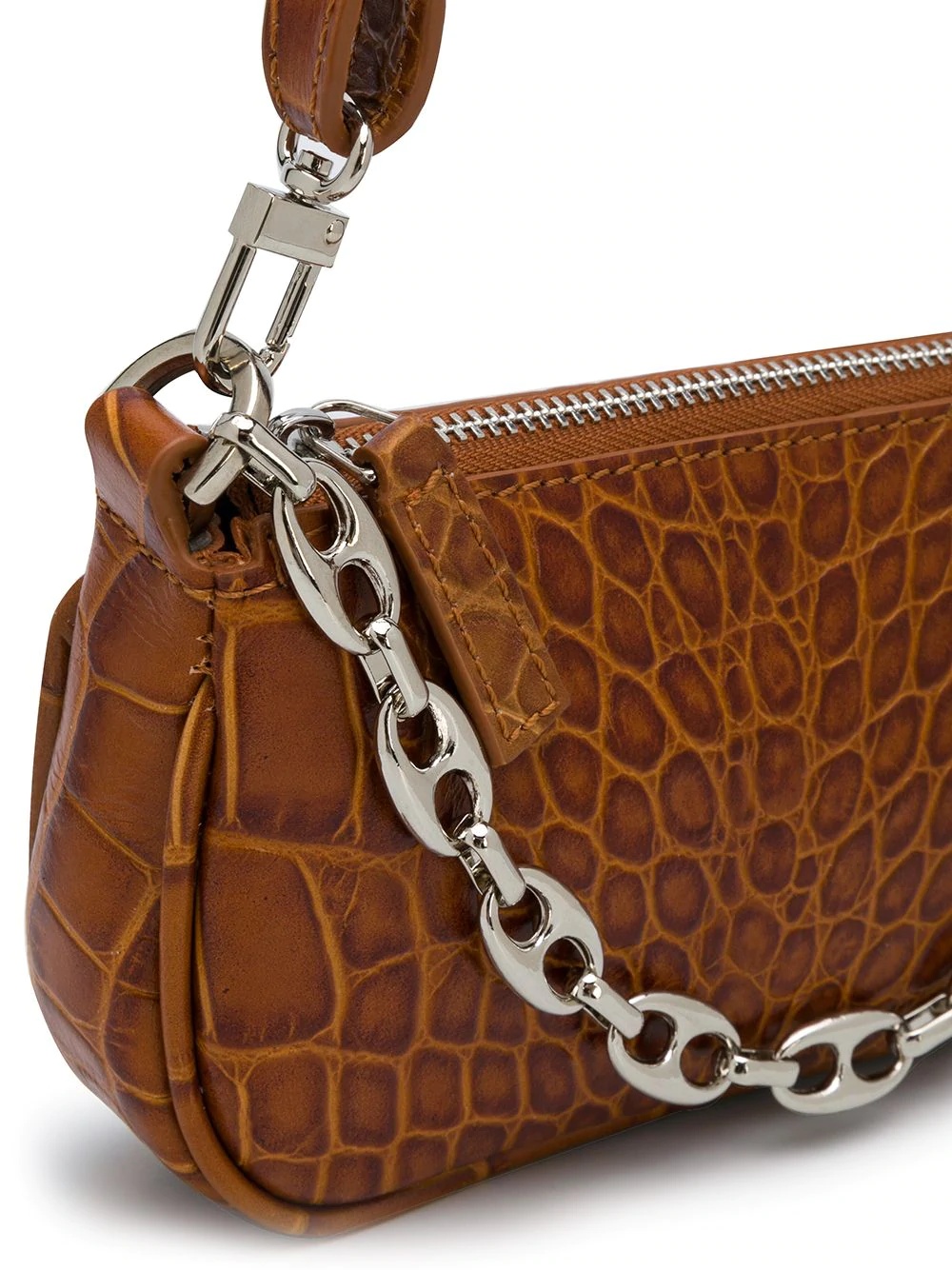 mini Rachel crocodile-effect shoulder bag - 4