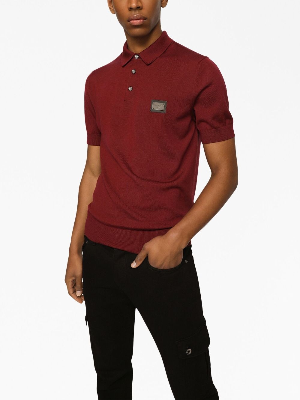 DG Essentials wool polo shirt - 5