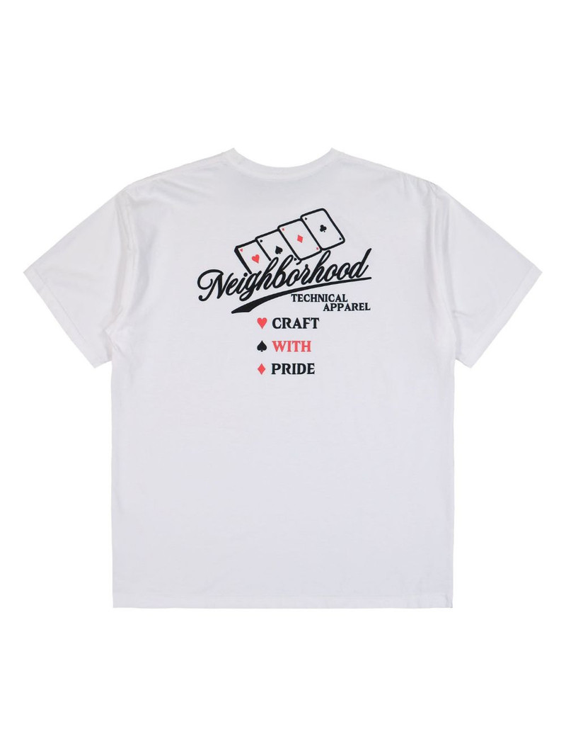 NEIGHBORHOOD logo-printed crew-neck T-shirt outlook