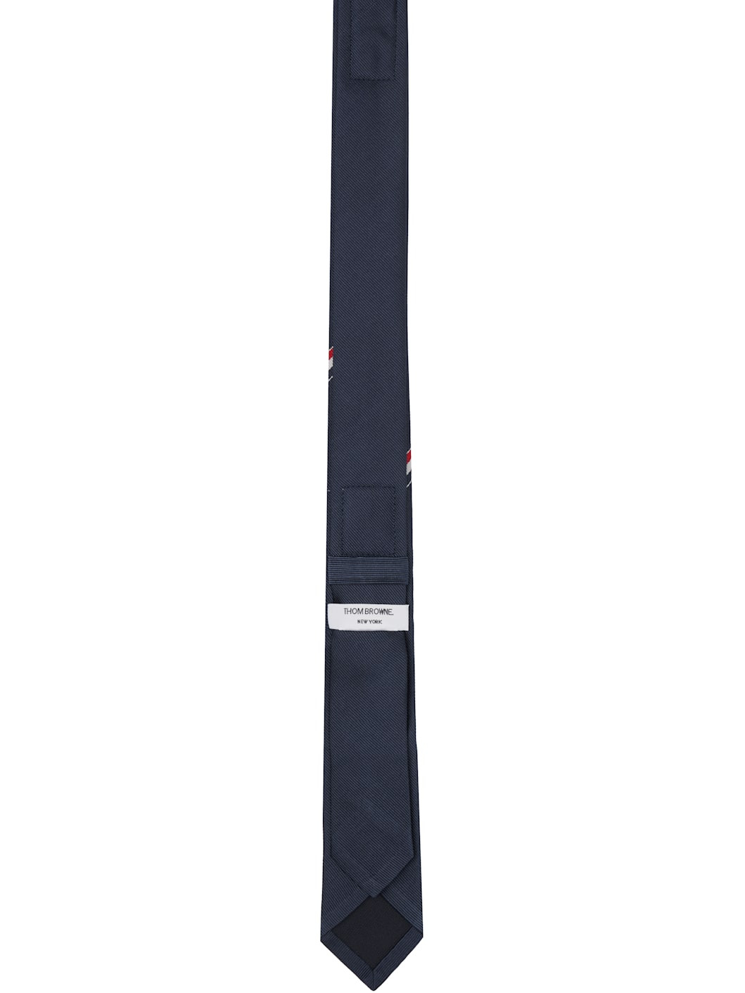 Navy Jacquard Goose Icon Tie - 2