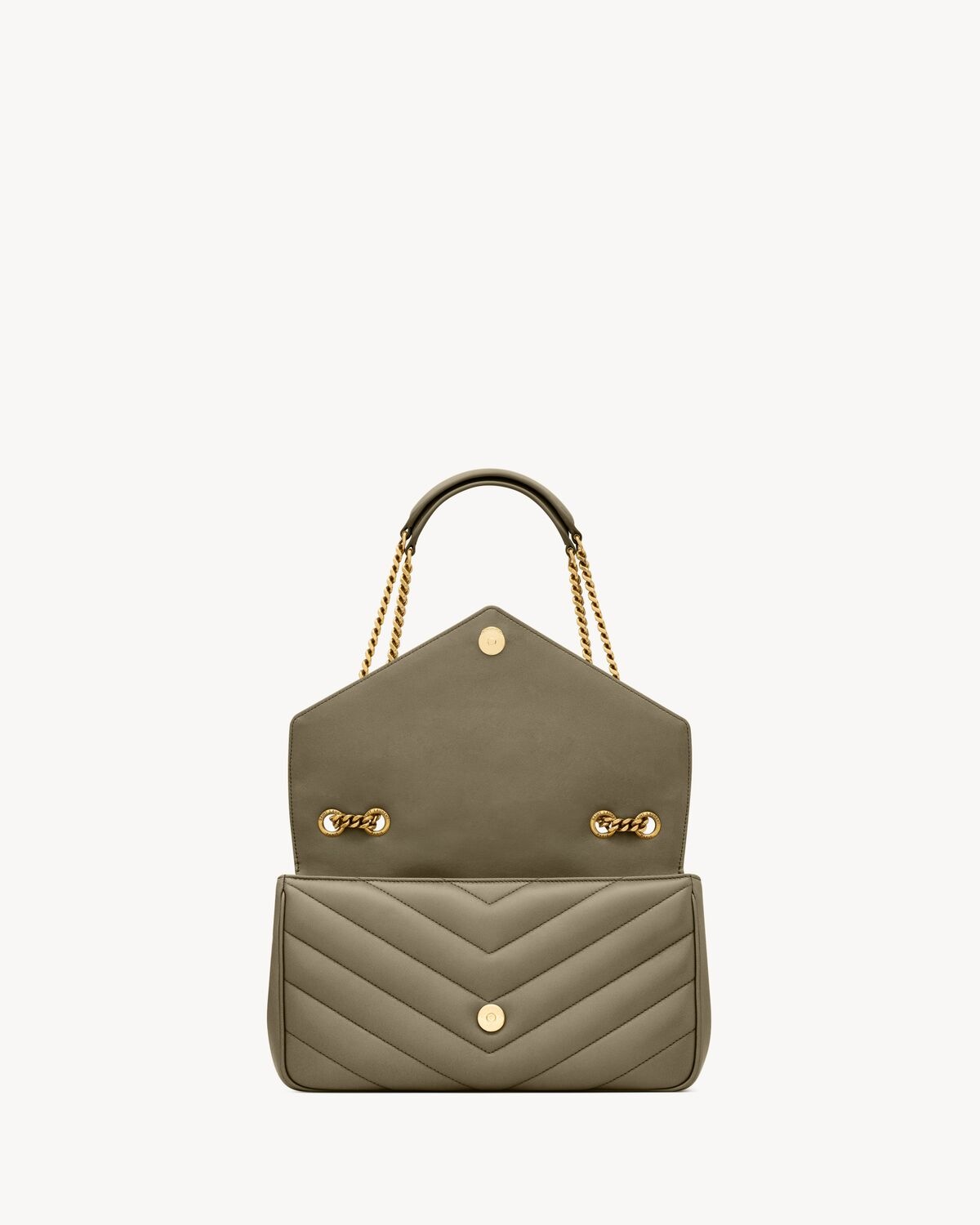 LOULOU MEDIUM IN MATELASSÉ LAMBSKIN - 4