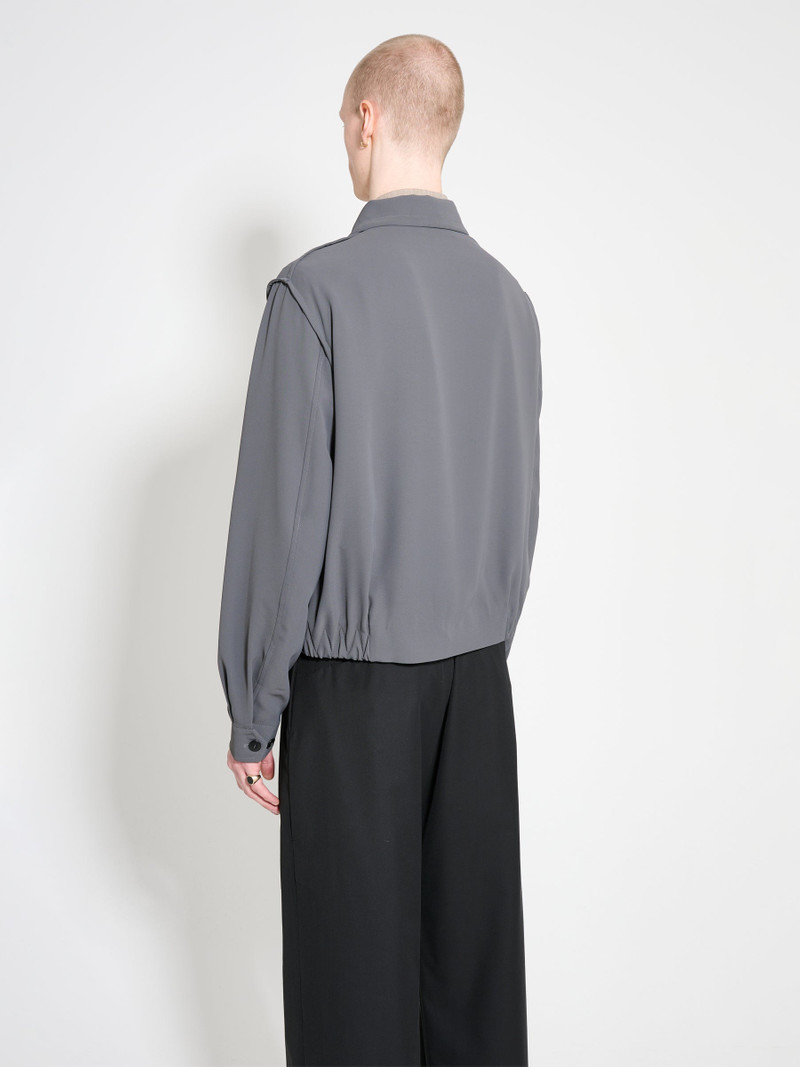 RANDOM IDENTITIES RANDOM IDENTITIES SIMMO VINTAGE ZIP UP BLOUSON GREY outlook