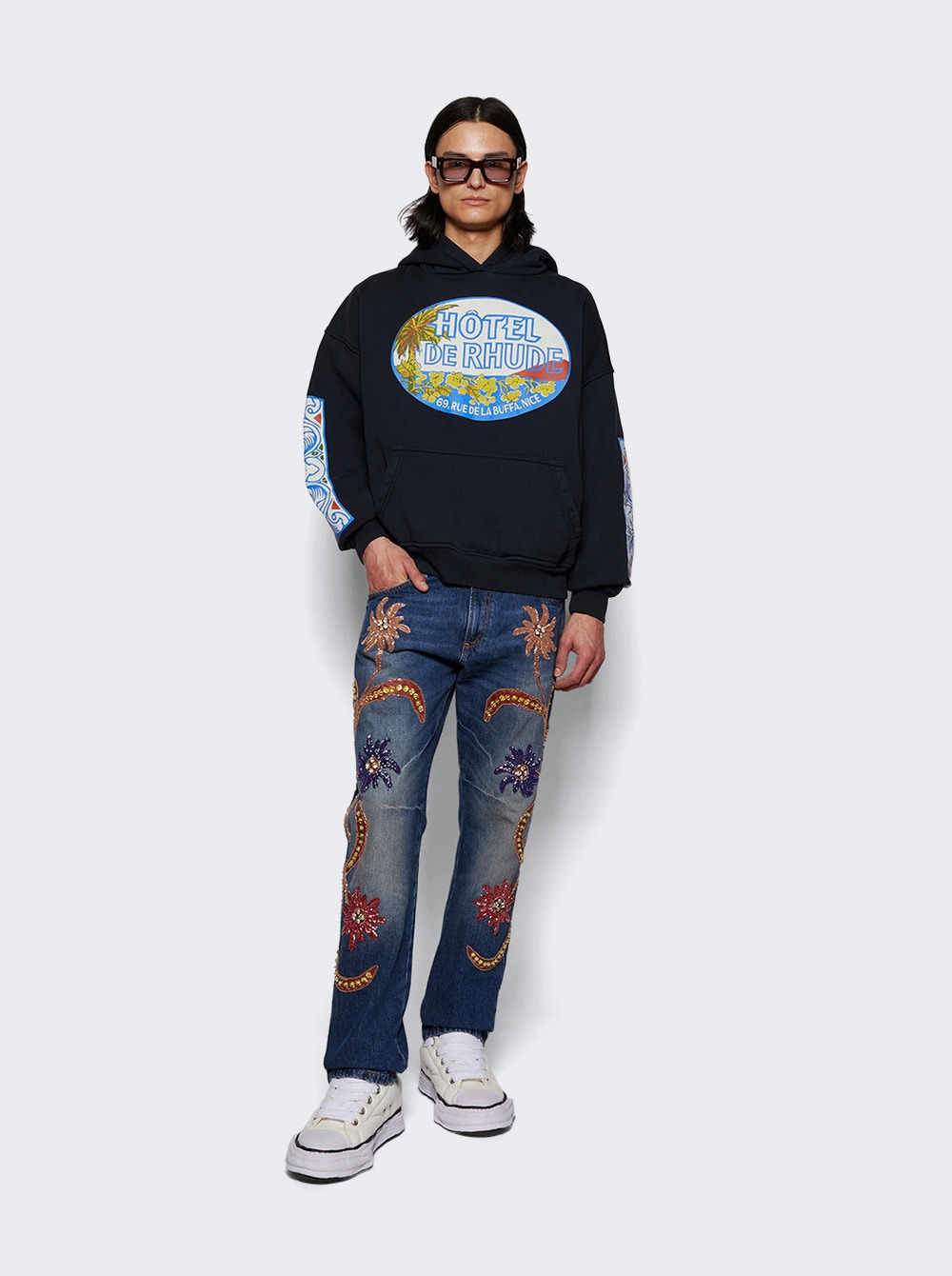 Hotel Hoodie Vintage Black - 5