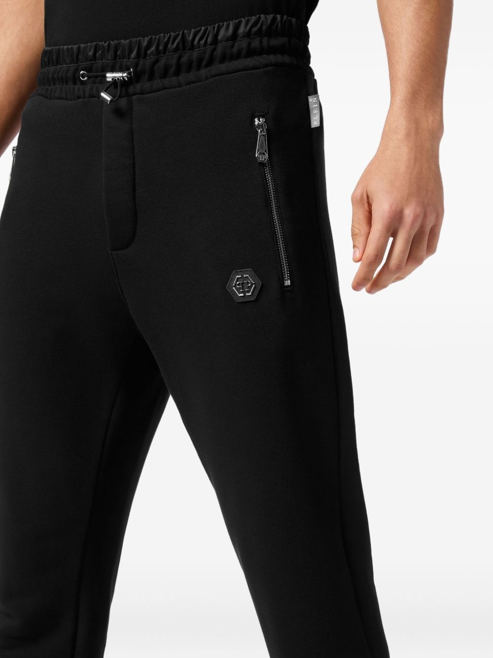 puffered track pants - 5