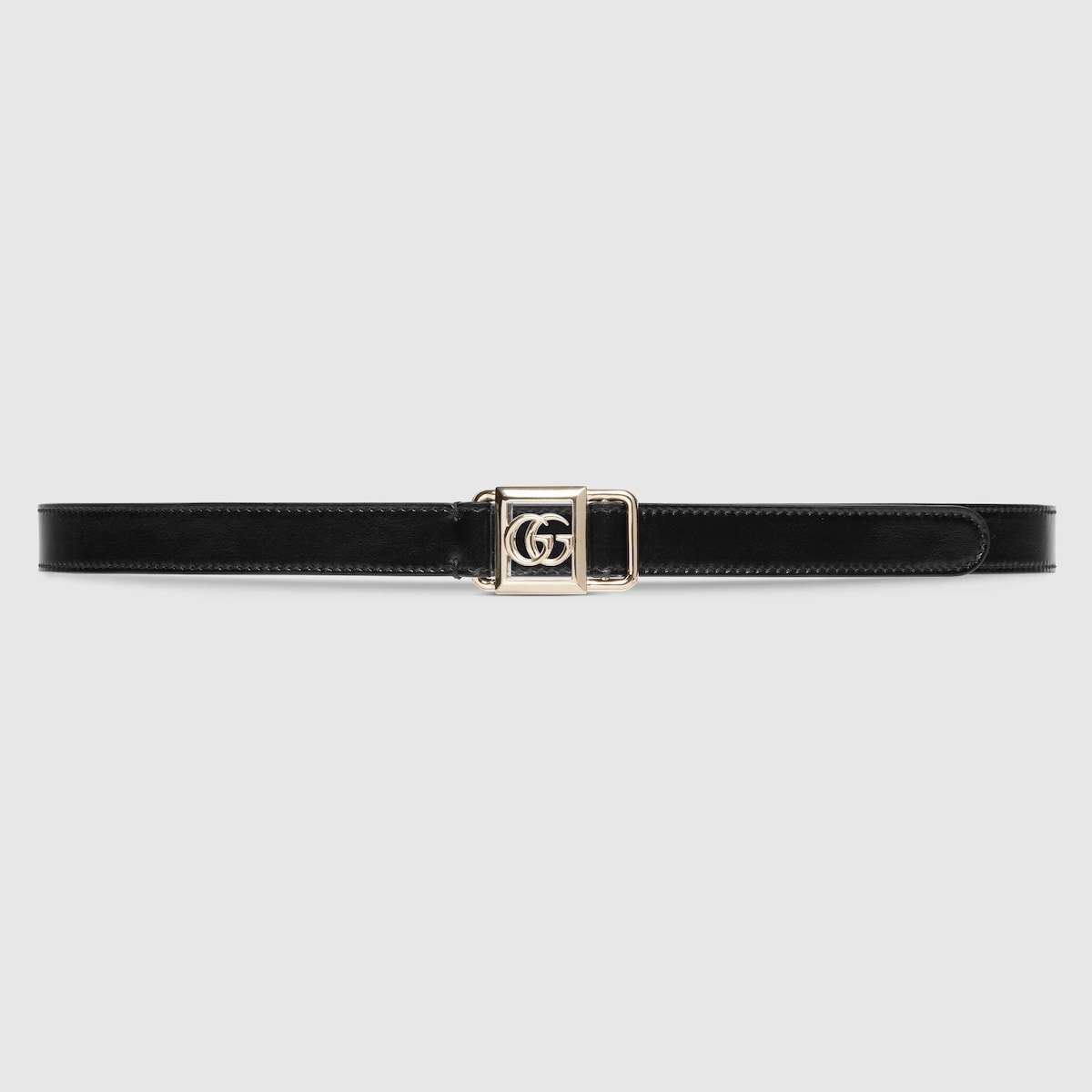 Thin belt with Double G buckle - 1