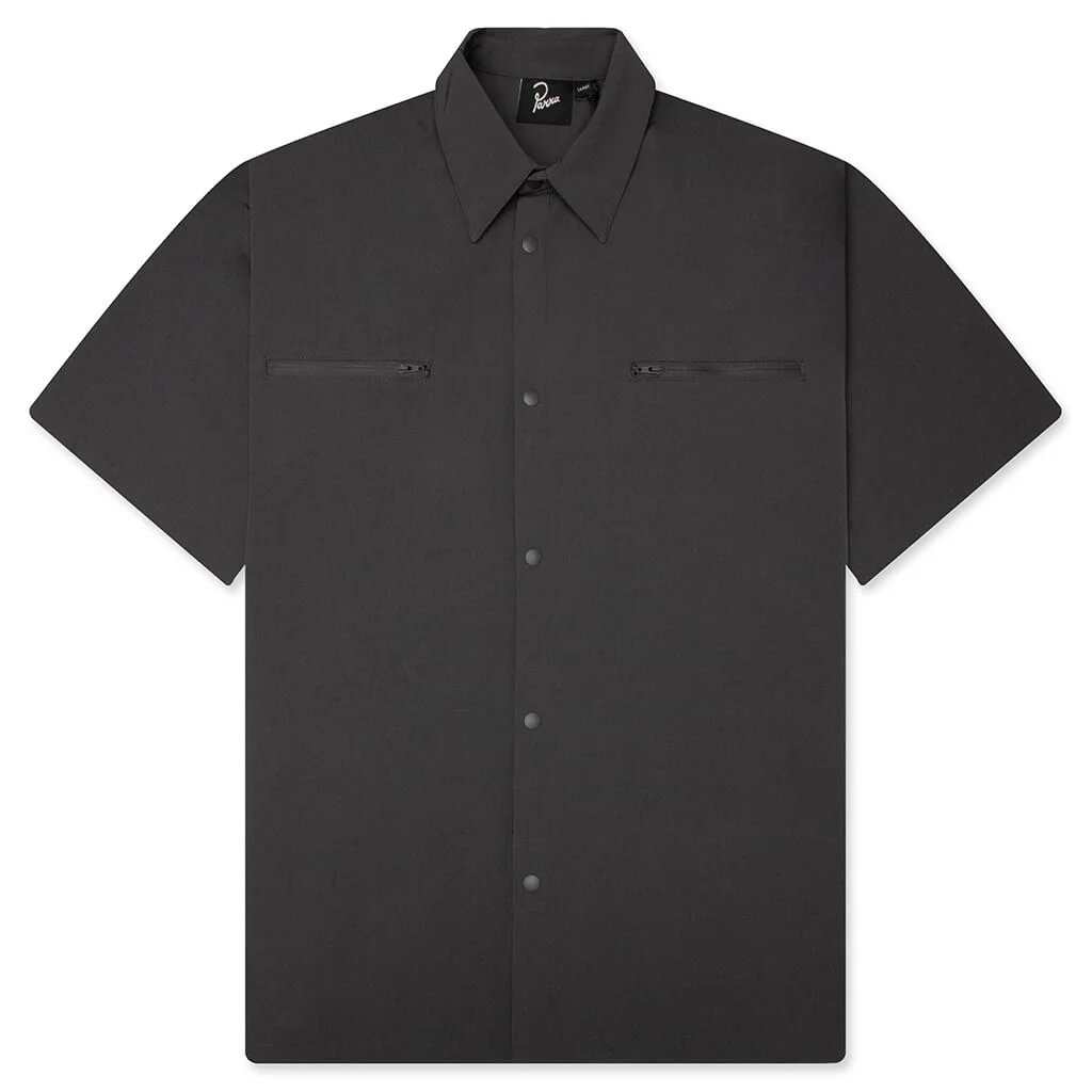 HARDLY HIKED S/S SHIRT - BLACK - 1