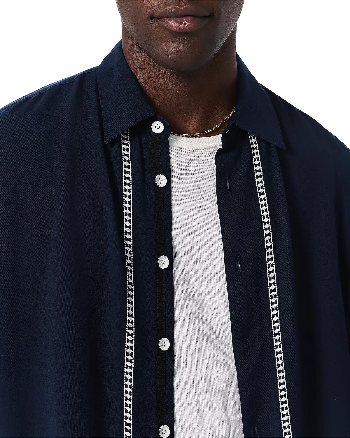 Dalton Embroidered Shirt - 4