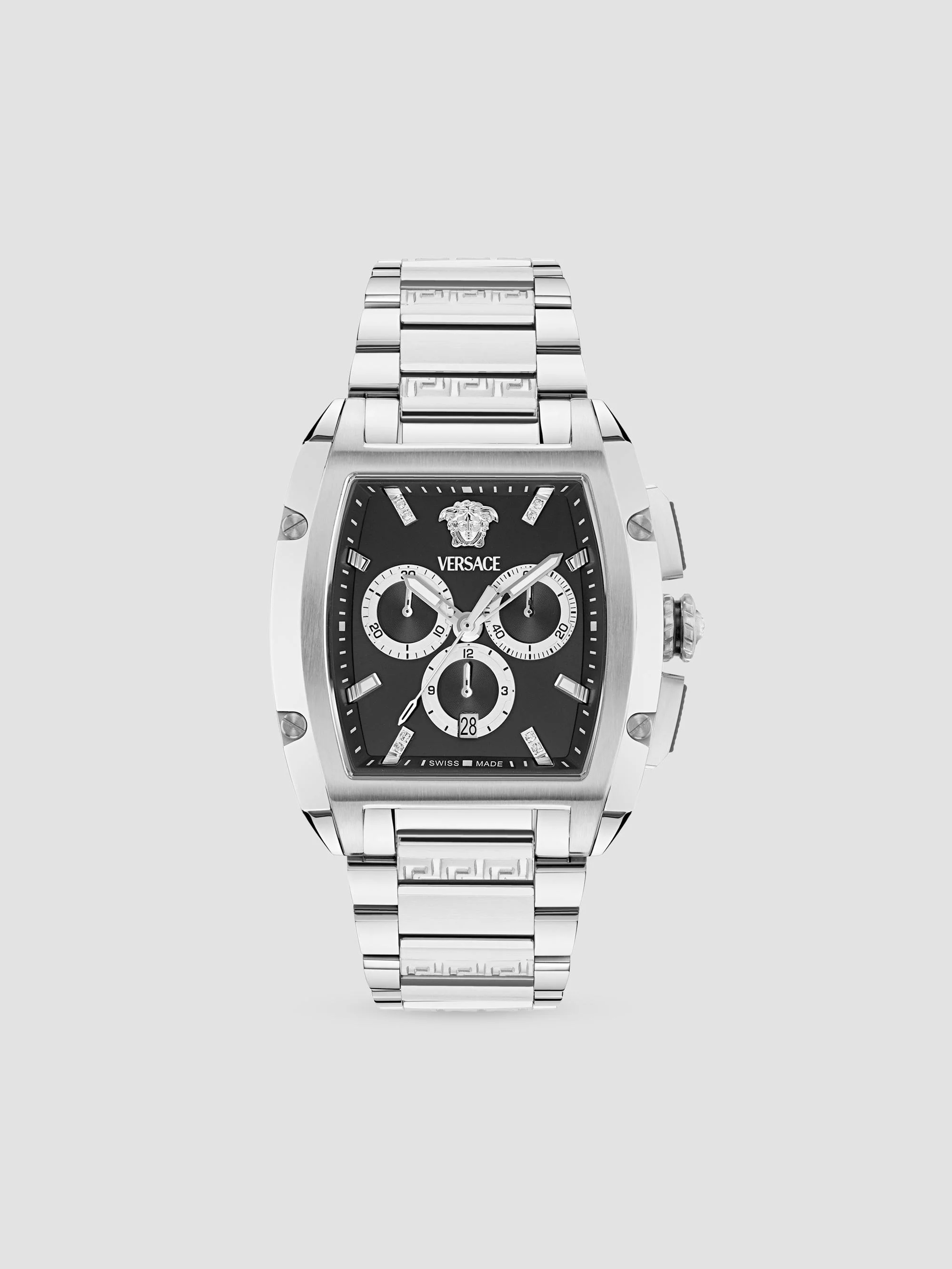 Men's Dominus Stainless Steel & 0.01 TCW Diamond Chronograph Watch/42MM x 50MM - Stainless Steel - 1