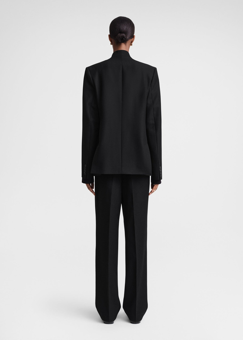 Overlay suit jacket black 4