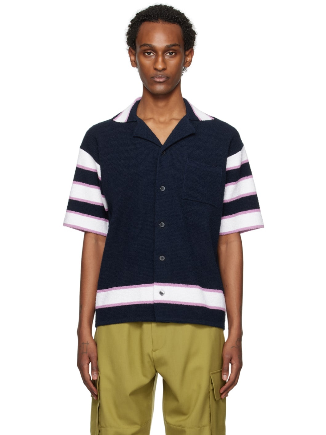 Navy Beach Shirt - 1