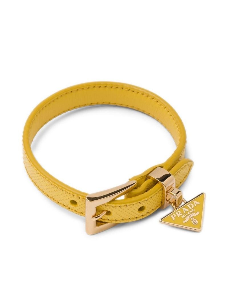 saffiano leather bracelet - 1