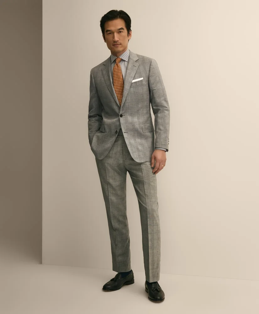 Classic Fit Wool Check 1818 Suit - 1