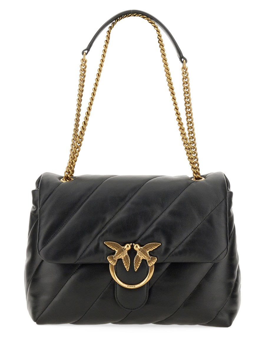 BIG LOVE LEATHER PUFF MAXI QUILT BAG - 1