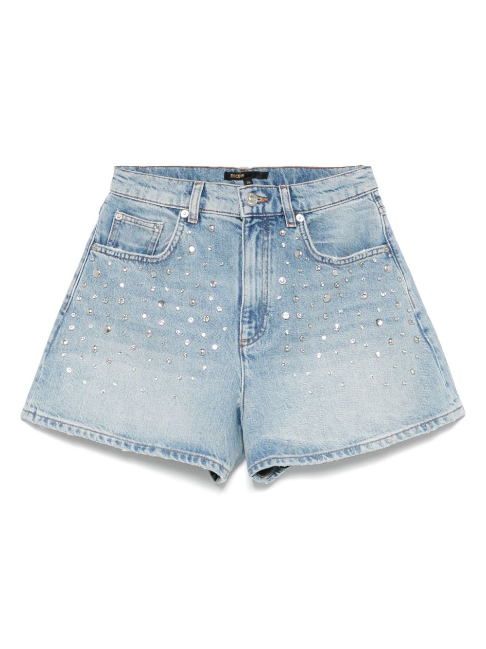 stud-embellished shorts - 1