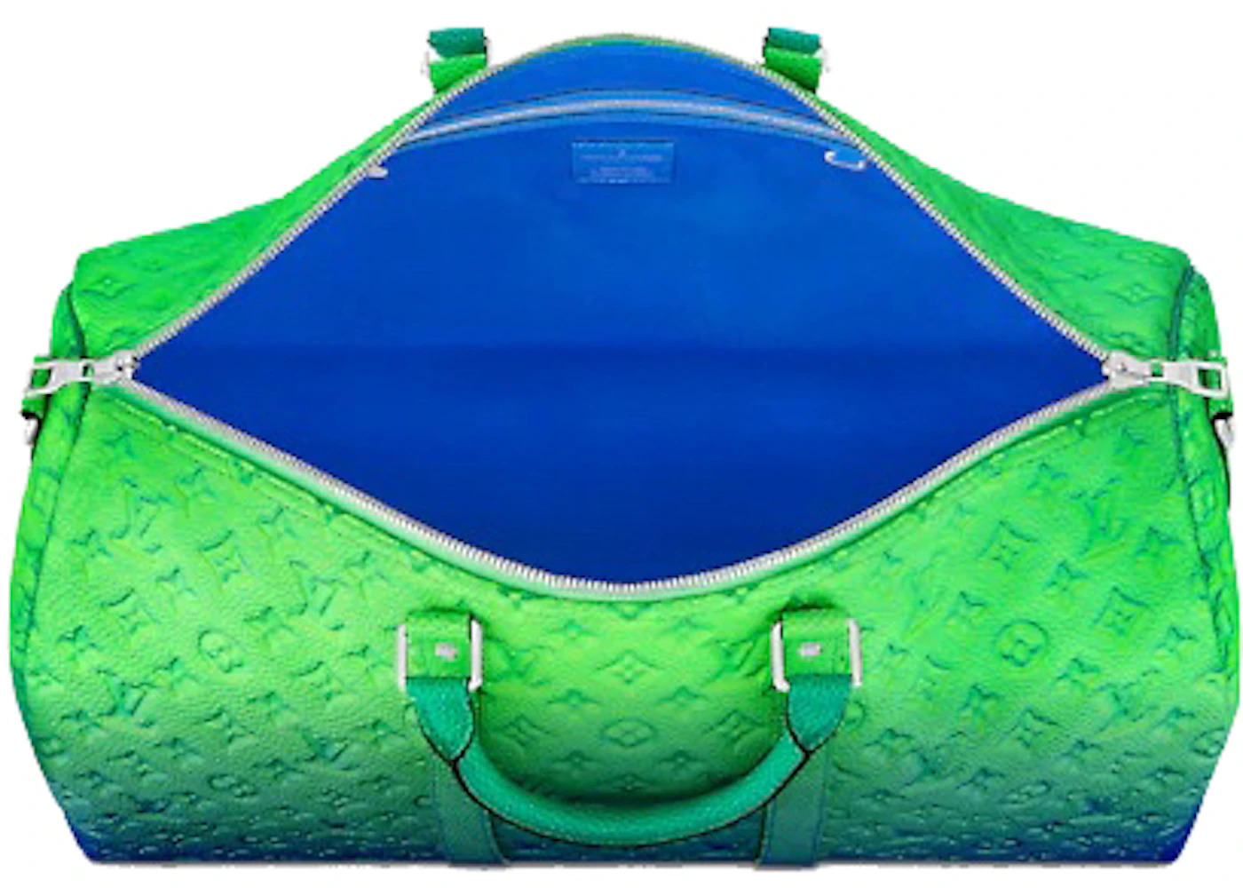 Louis Vuitton Keepall 50B Taurillon Illusion Blue/Green - 3