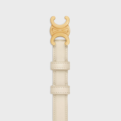 CELINE Small Triomphe Belt in Taurillon Leather outlook