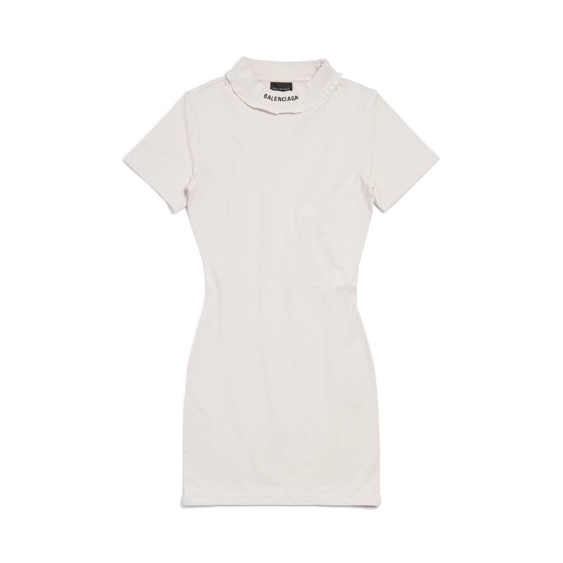 BALENCIAGA Women's Balenciaga T-shirt Mini Dress in Off