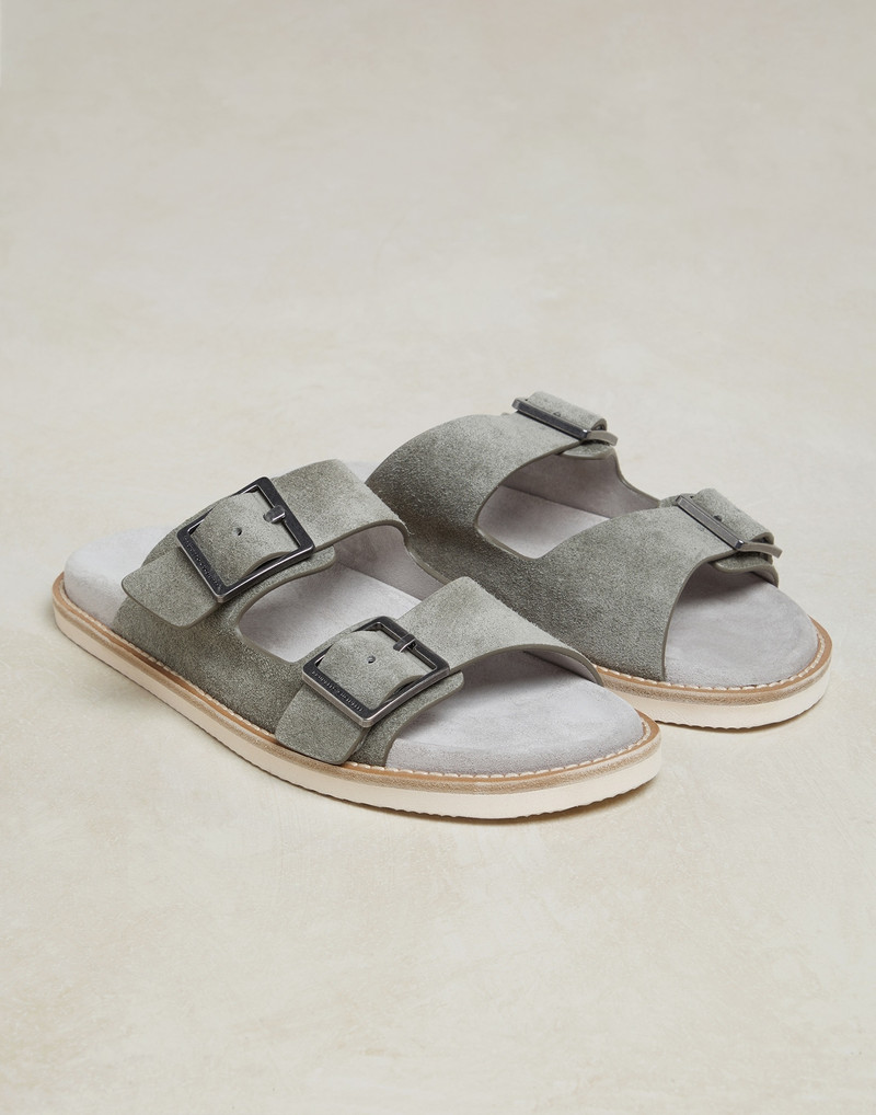 Washed suede urban slides 2