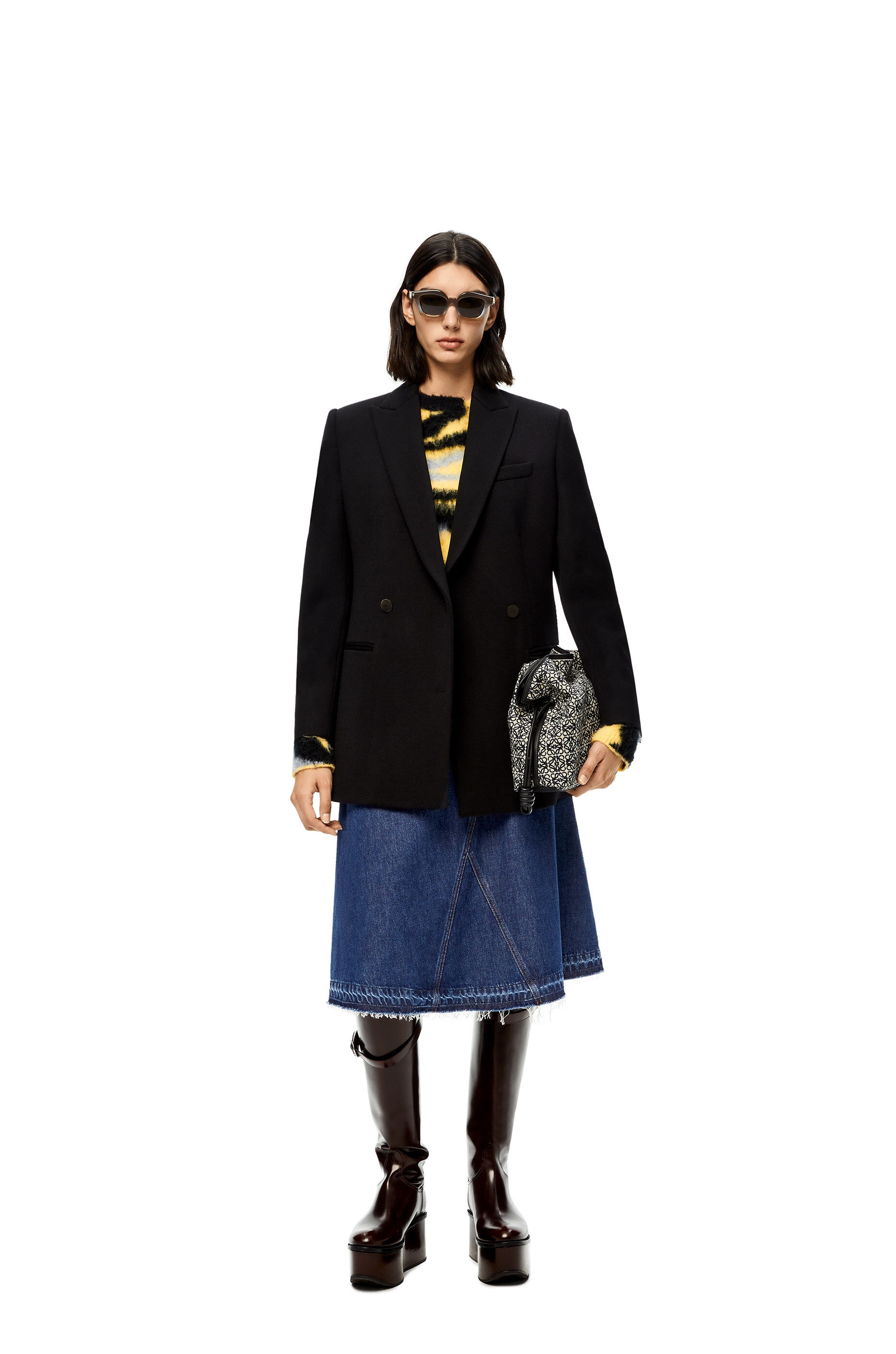 Midi skirt in denim - 2