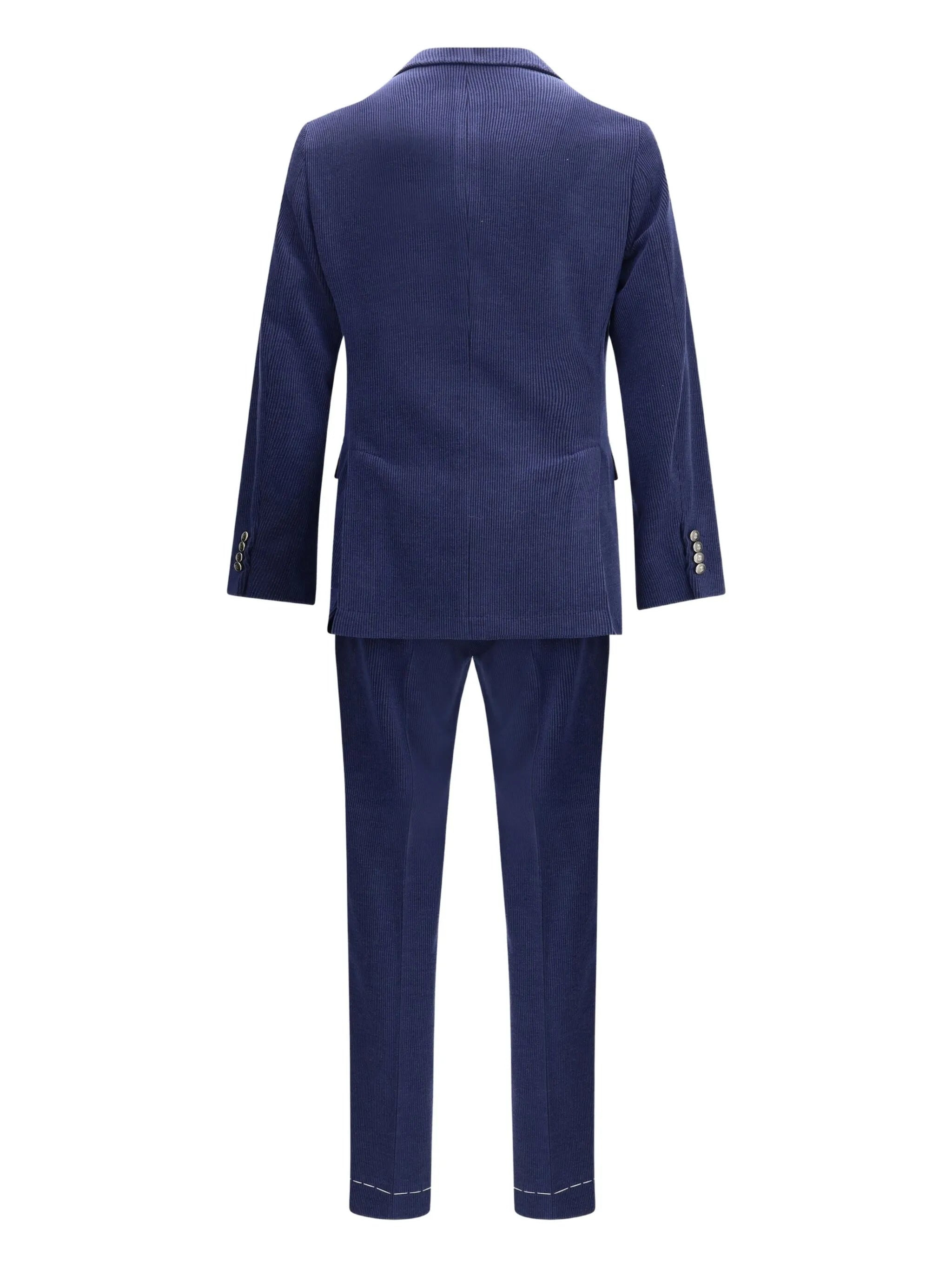 Brunello Cucinelli Double-breasted Corduroy Suit - 2