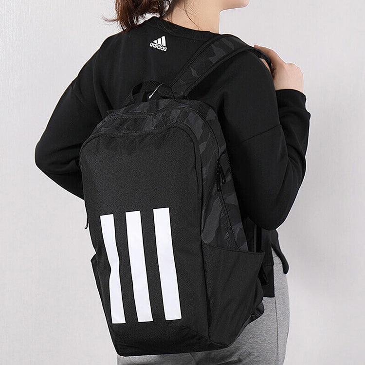 adidas 3-Stripes Parkhood Backpack 'Black White' DW4289 - 9