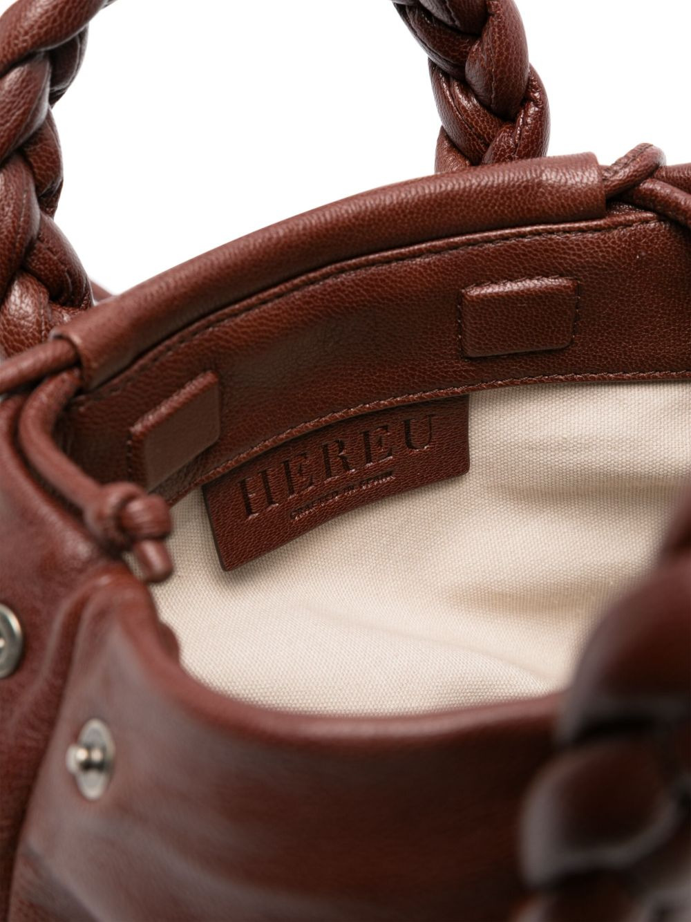 Hereu Women Bombon Medium Leather Handbag - 3
