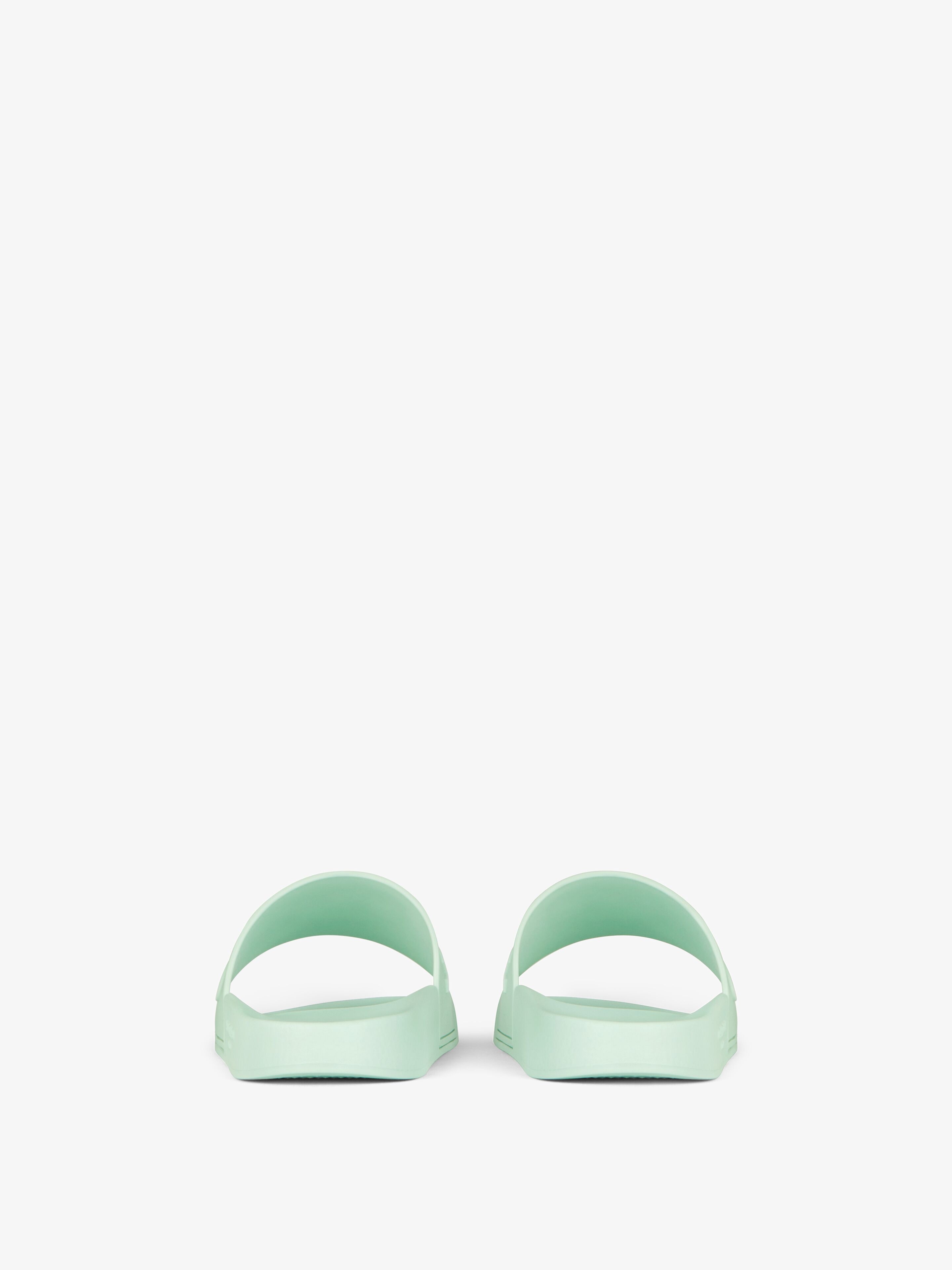 SLIDE FLAT SANDALS IN RUBBER - 7