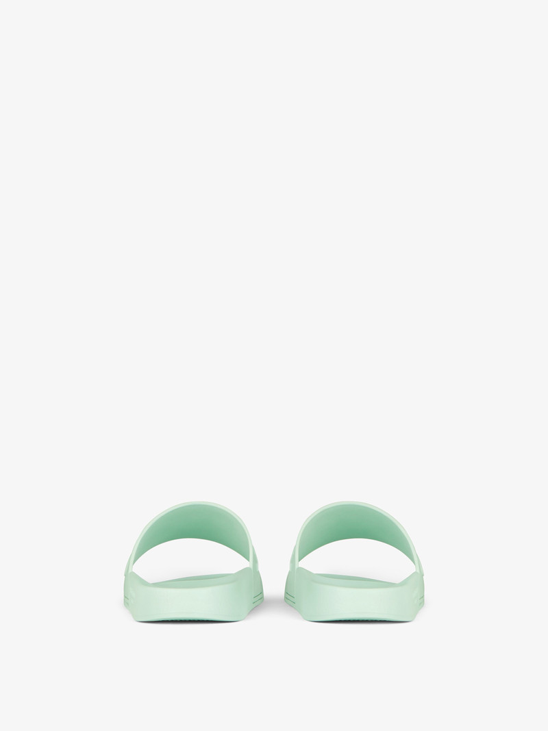 SLIDE FLAT SANDALS IN RUBBER 7