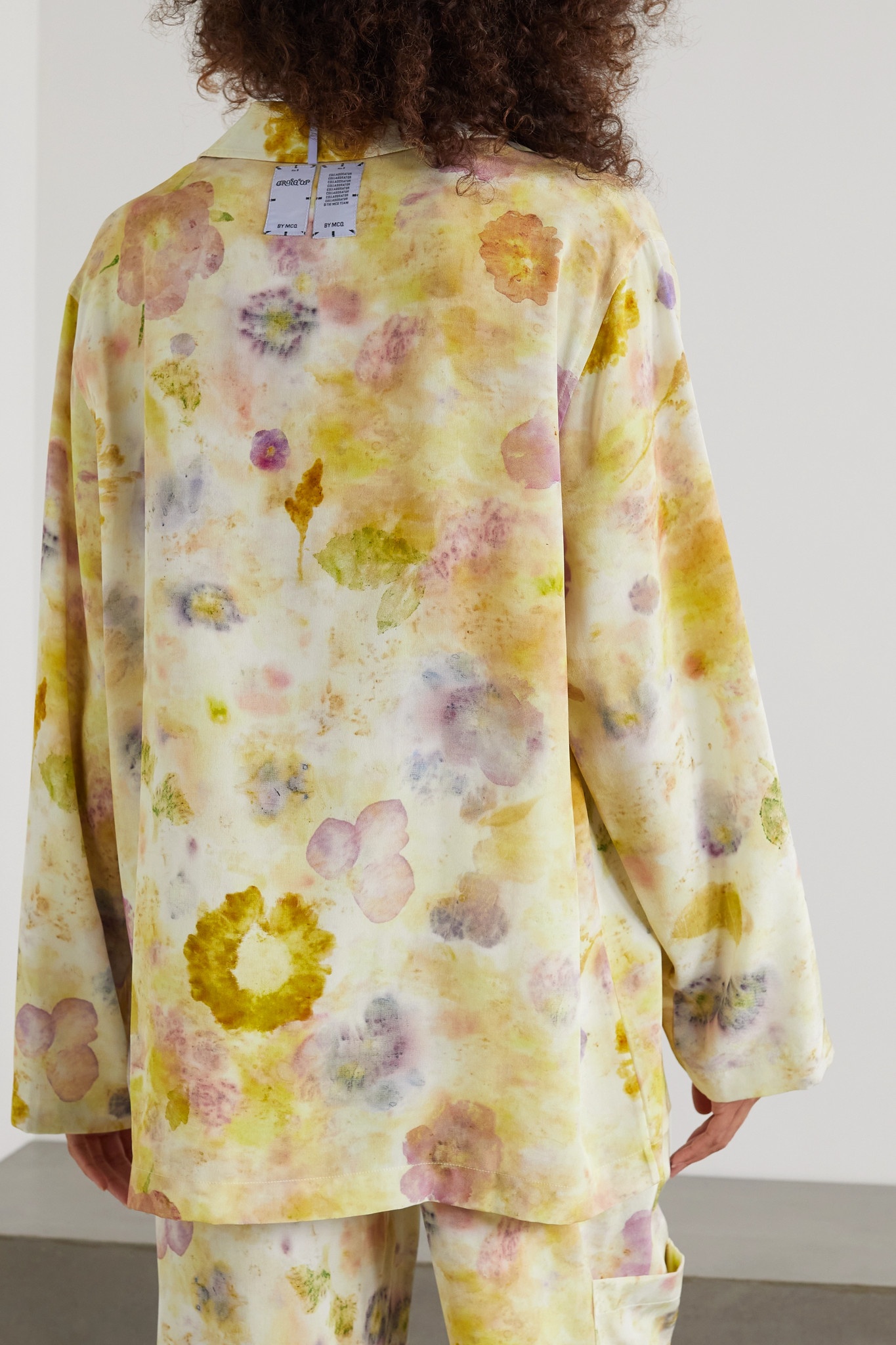 Grow Up floral-print silk crepe de chine shirt - 4