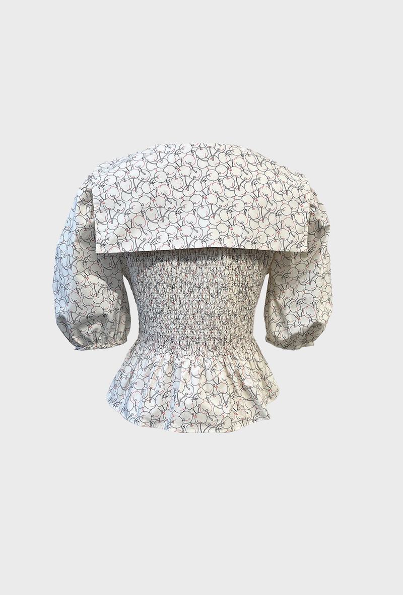 Rowan Blouse - Cherry 4