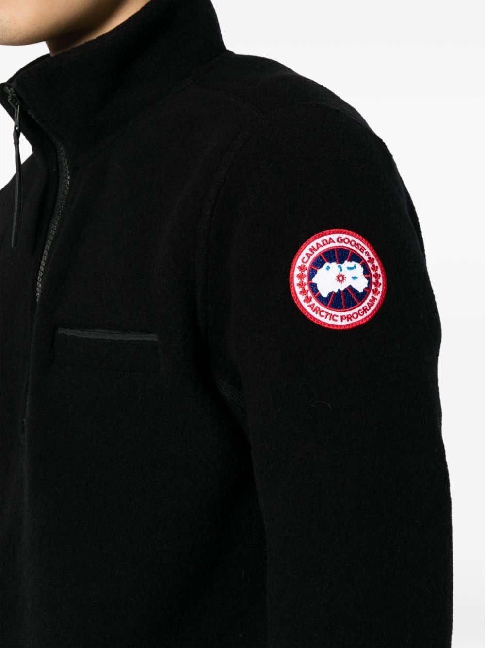 Lawson logo-print fleece sweatshirt - 5
