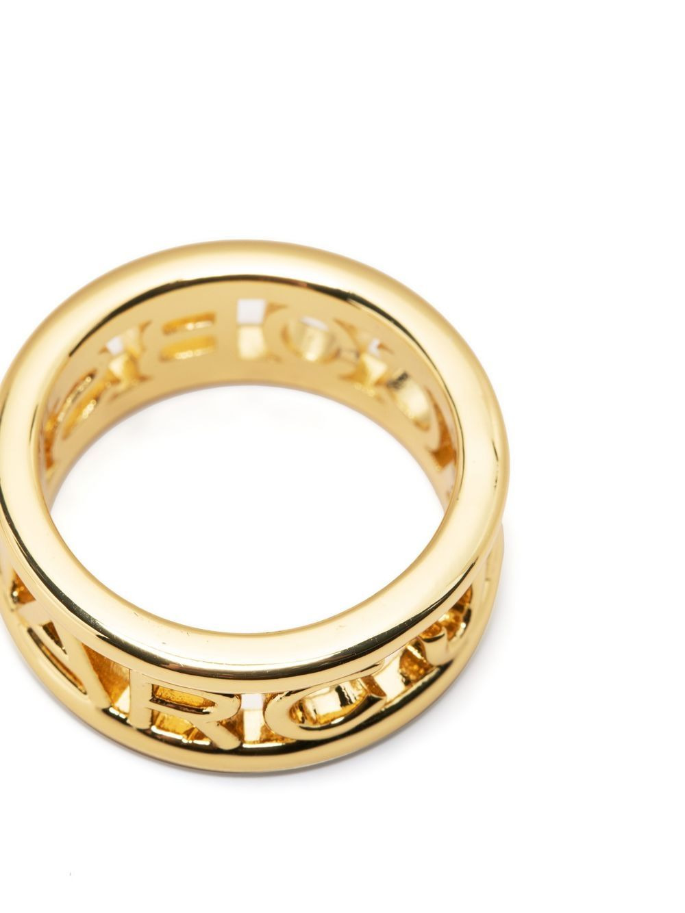 embossed monogram logo ring - 3