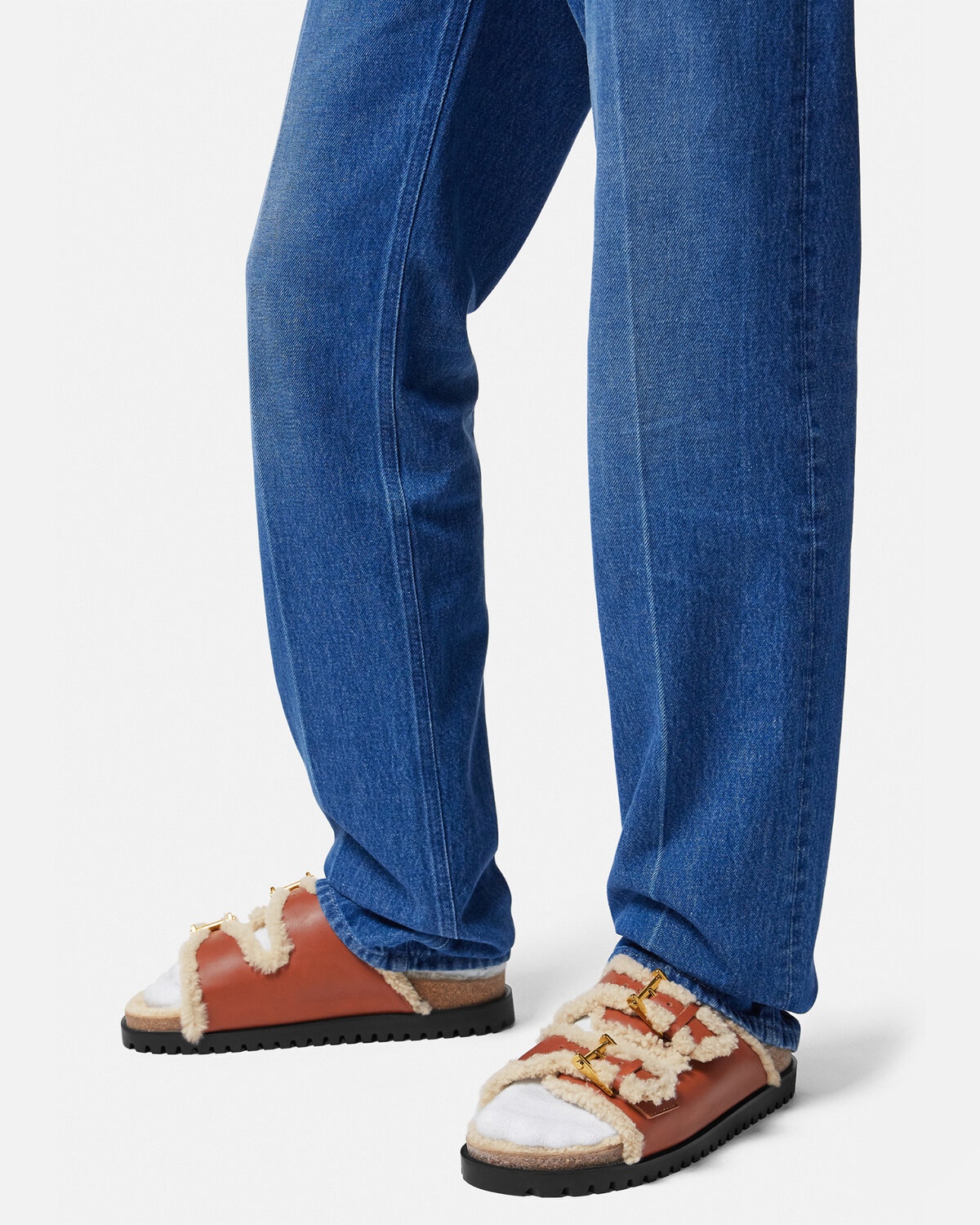 Shearling Sandals - 5