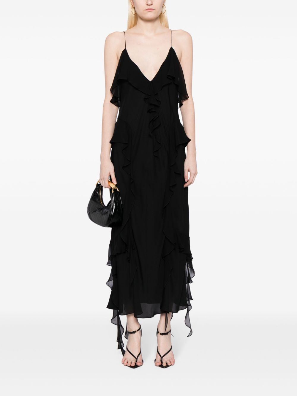 Pim ruffled midi dress - 4