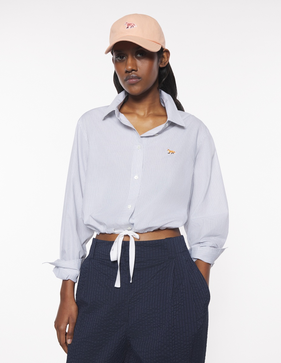 DRAWSTRING CROPPED SHIRT - 3