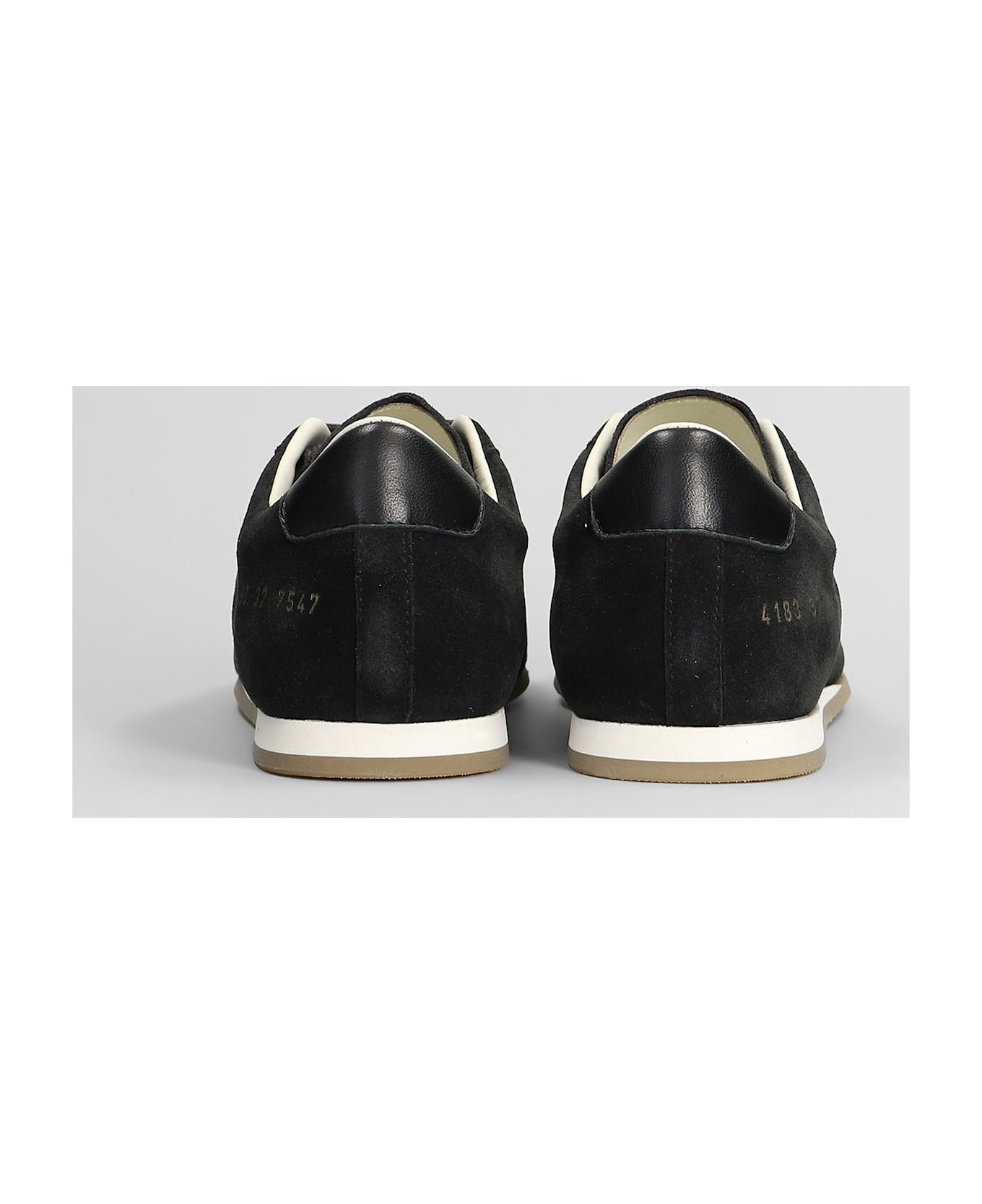 Driving Shoe Sneakers In Black Suede - 4