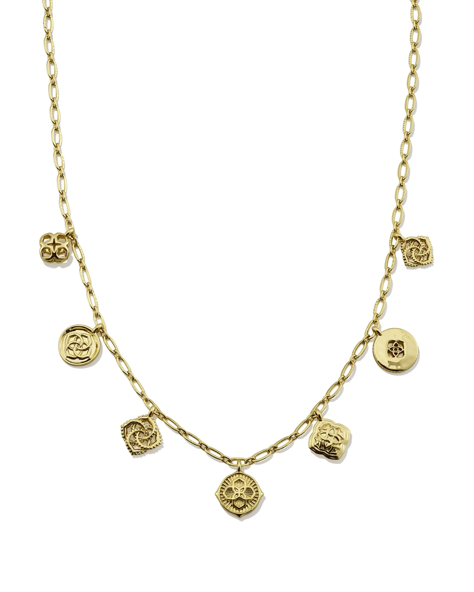 Dira Gold Charm Necklace - 1