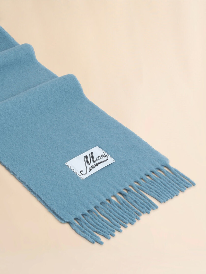 Marni BRIGHT BLUE ALPACA SCARF outlook
