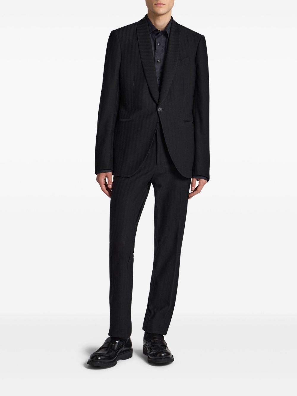 jacquard trousers - 2