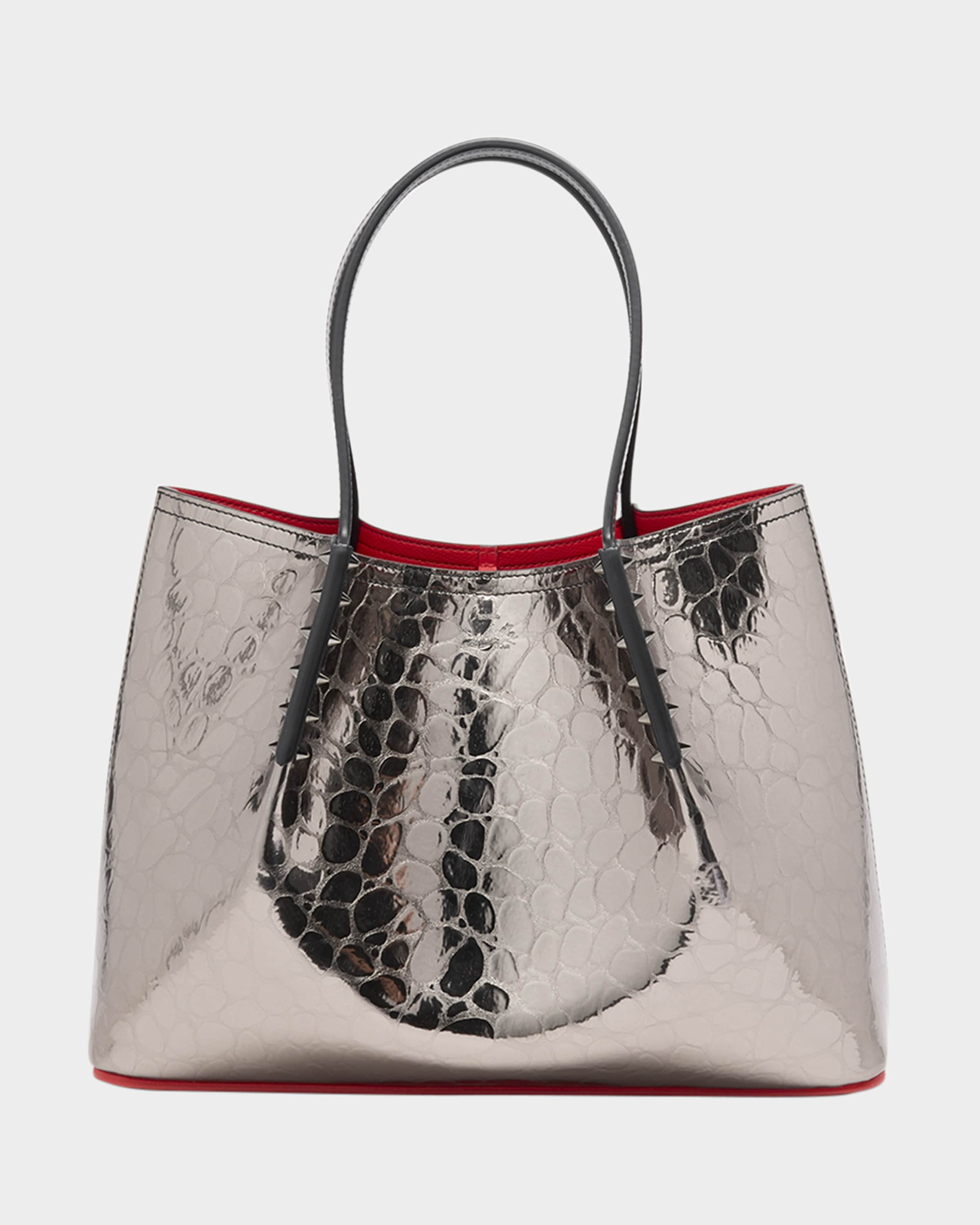 Cabarock Small Crocodile Embossed Leather Tote Bag - 1