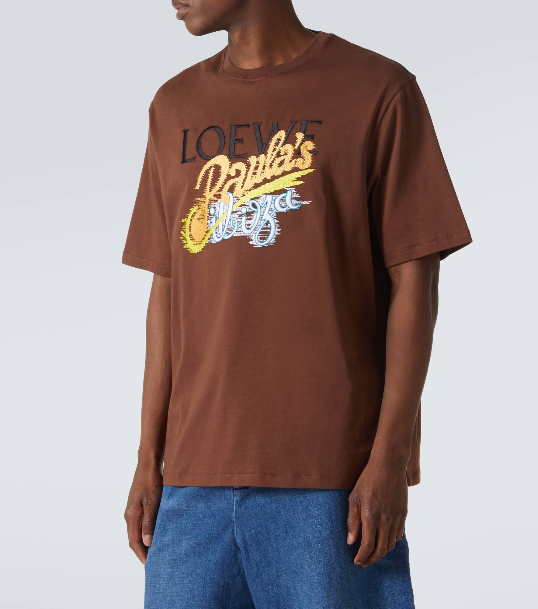 Paula's Ibiza printed cotton jersey T-shirt - 3