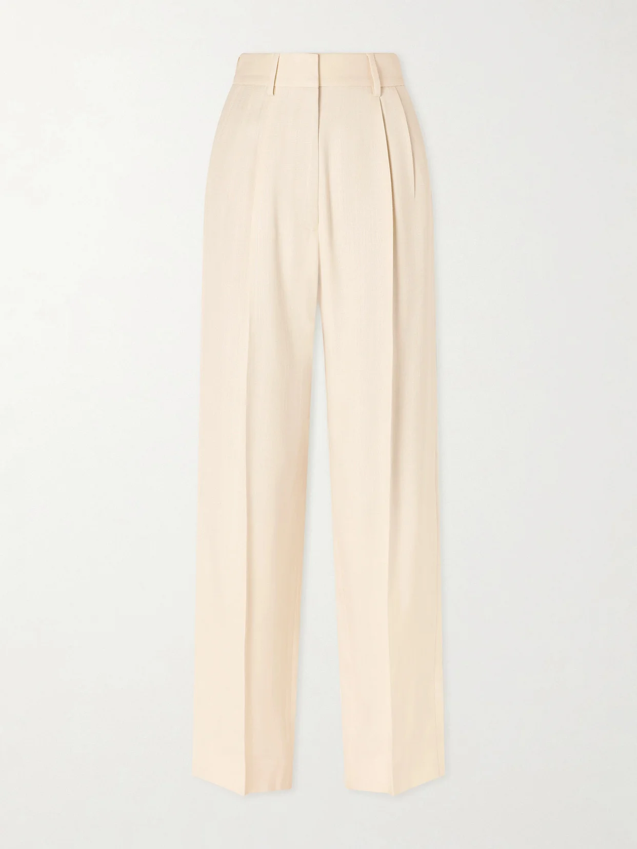 Danae Pleated Tapered Woven Pants - 1