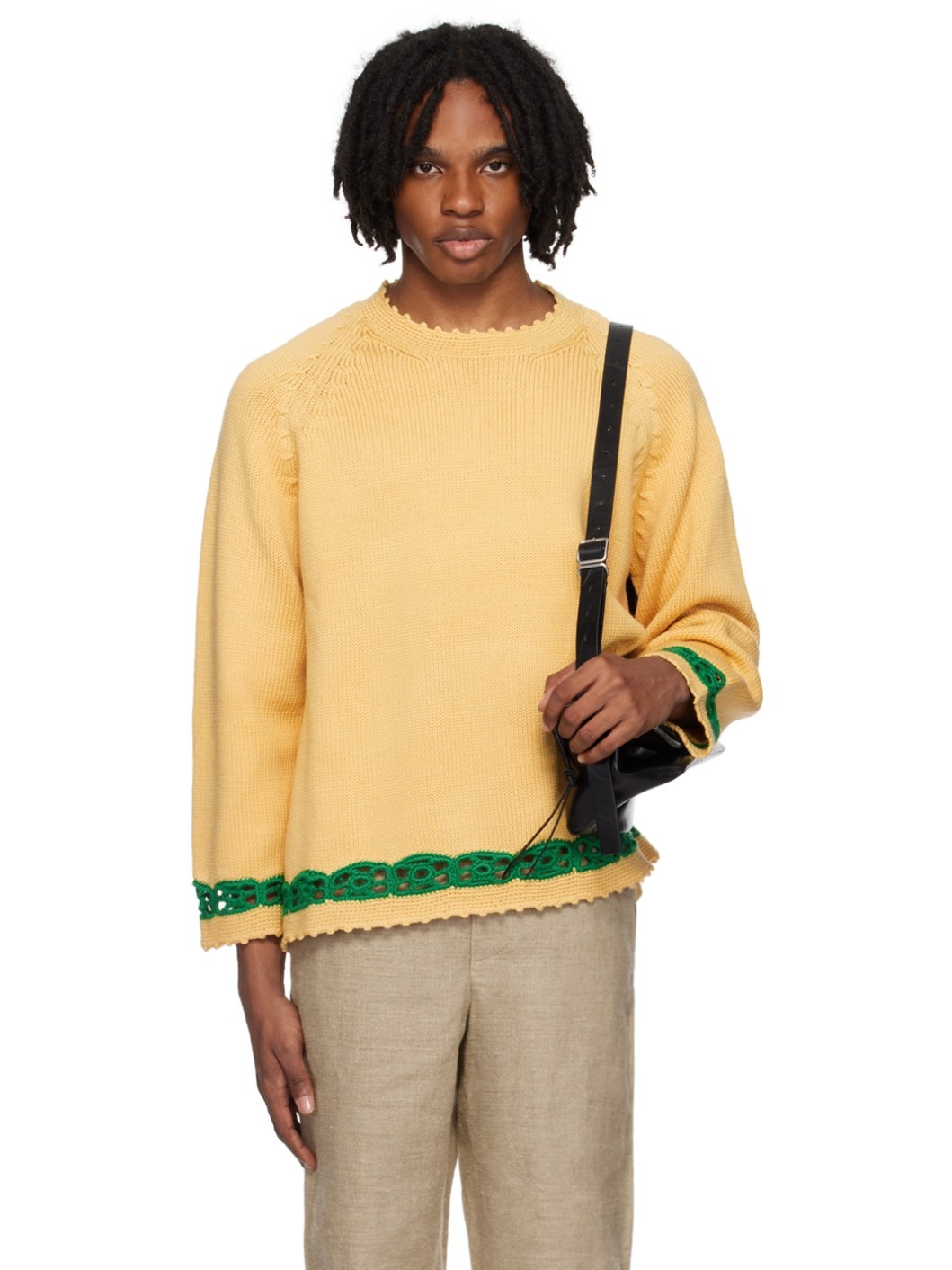 Yellow Daisy Garland Sweater - 1