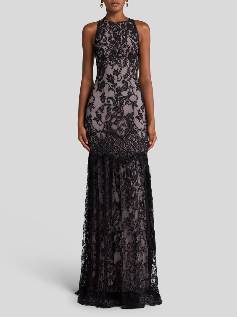 Etro YARN-DYED LACE DRESS outlook