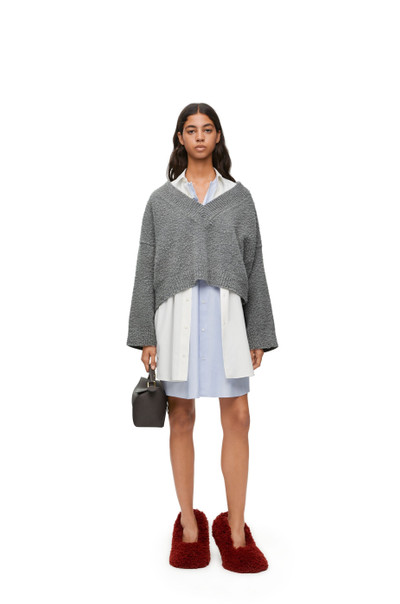 Loewe Cropped sweater in wool blend outlook