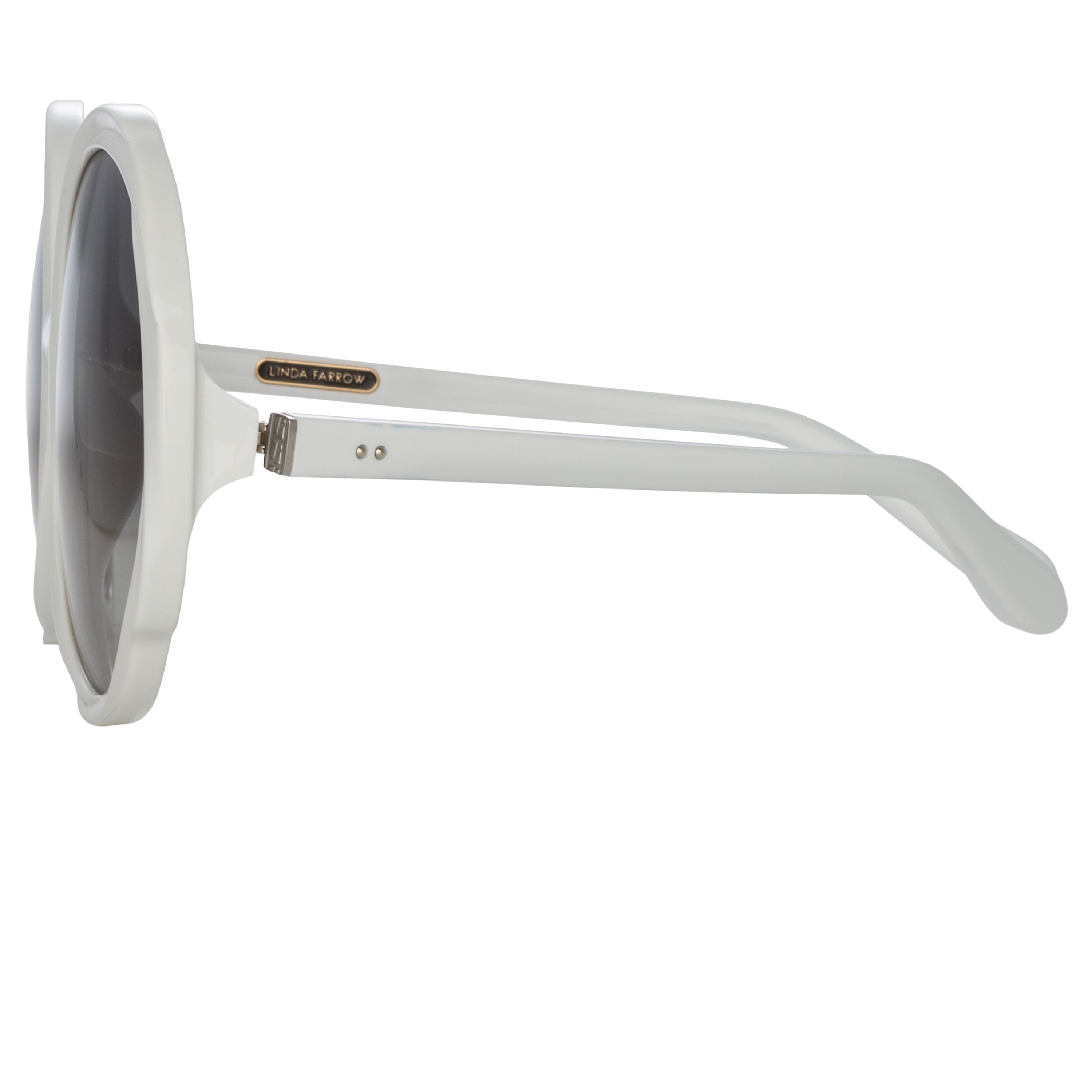 OTAVIA OVERSIZED SUNGLASSES IN WHITE - 7