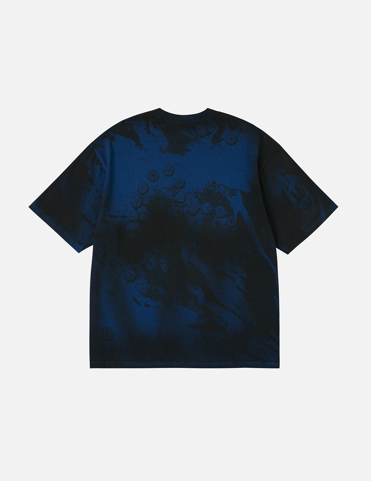 Button Seagull Print Oversized T-Shirt - 4