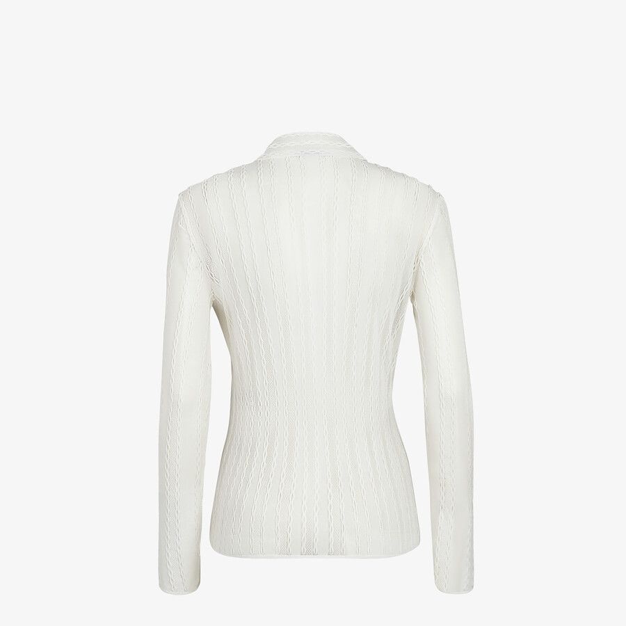White lace cardigan - 2