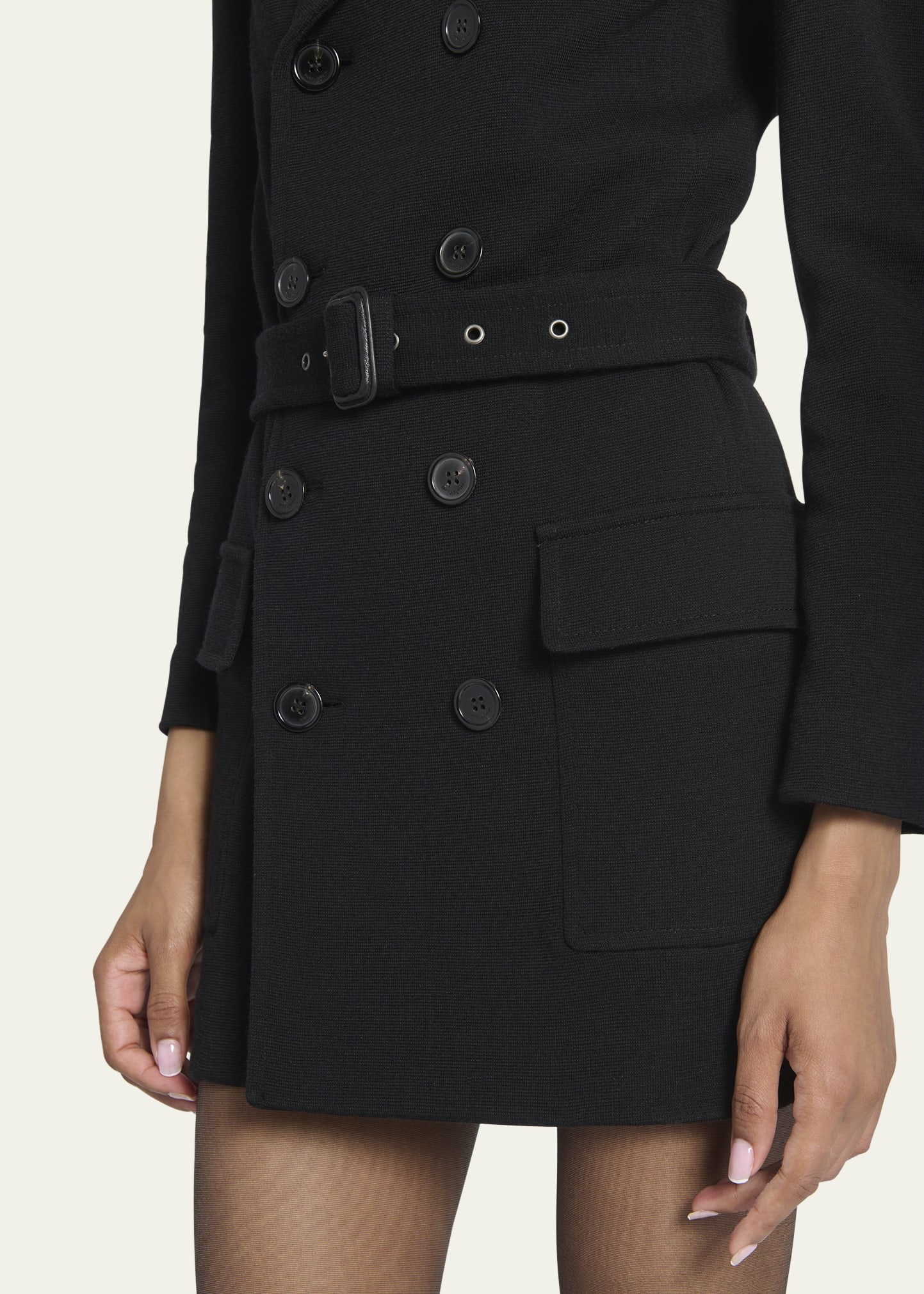 Belted Blazer Mini Dress - 5