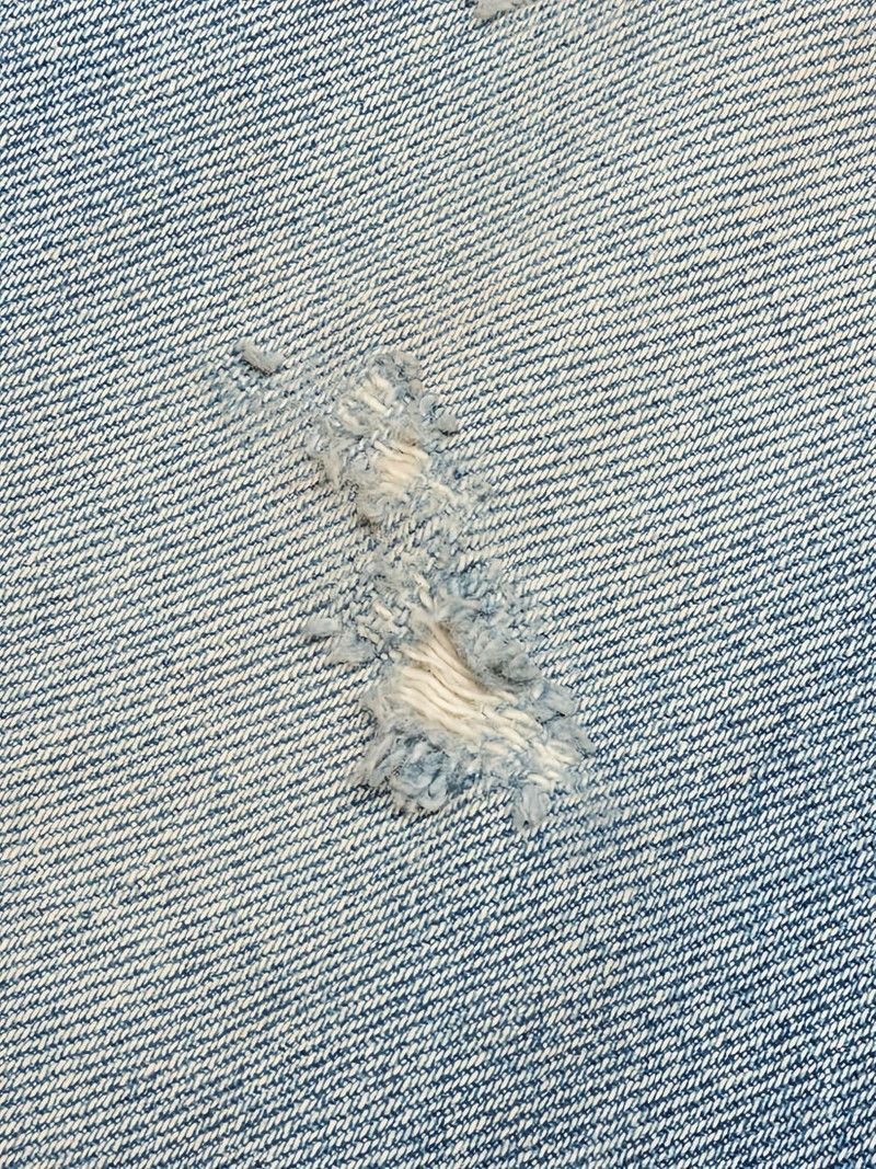 cropped distressed effect jeans 3